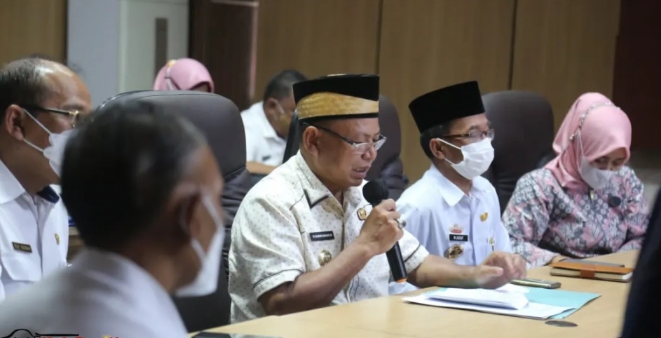 Foto, Bupati Lampung Timur, Evaluasi Layak Anak 2021 dan Approve Inputan Pada Aplikasi Kemen PPPA