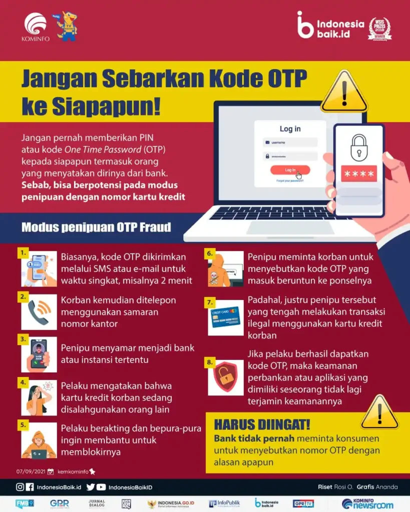Bahaya Berbagi Kode Otp Kepada Siapapun Melindungi Aset Digital Dan Keuangan Anda
